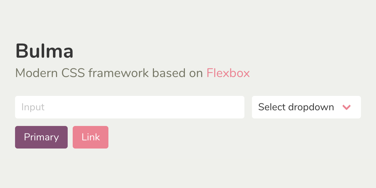 With Node-sass | Bulma: Free, Open Source, & Modern CSS Framework Based ...