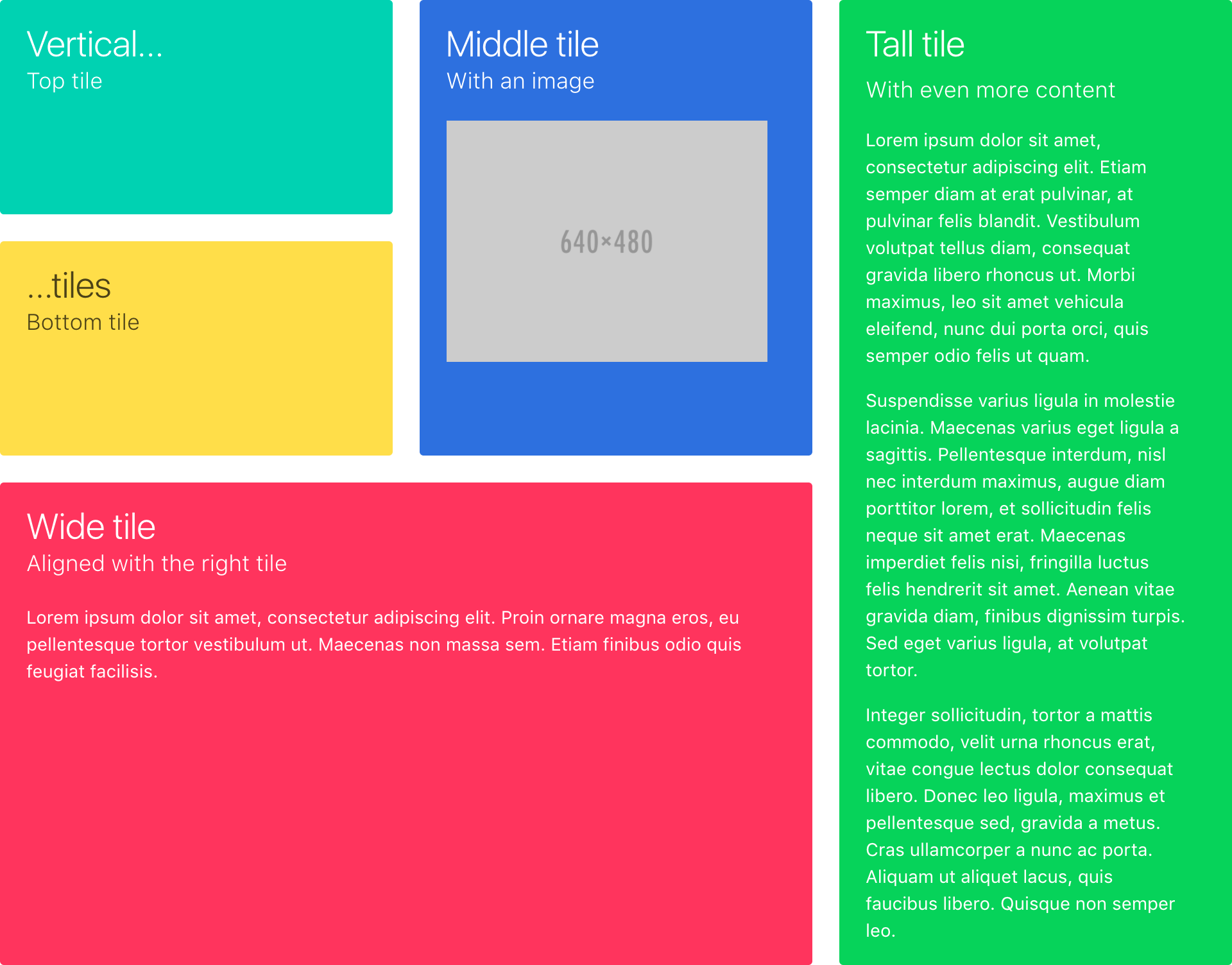 Metro UI grid tiles in CSS